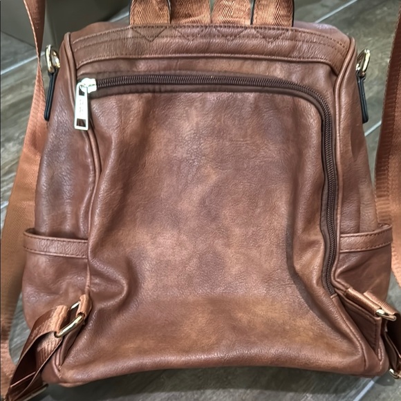 Chic Brown Backpack for Women - Picture 3 of 8
